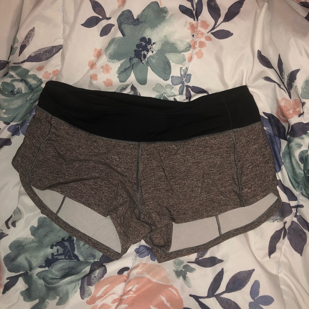 Gray Lululemon shorts